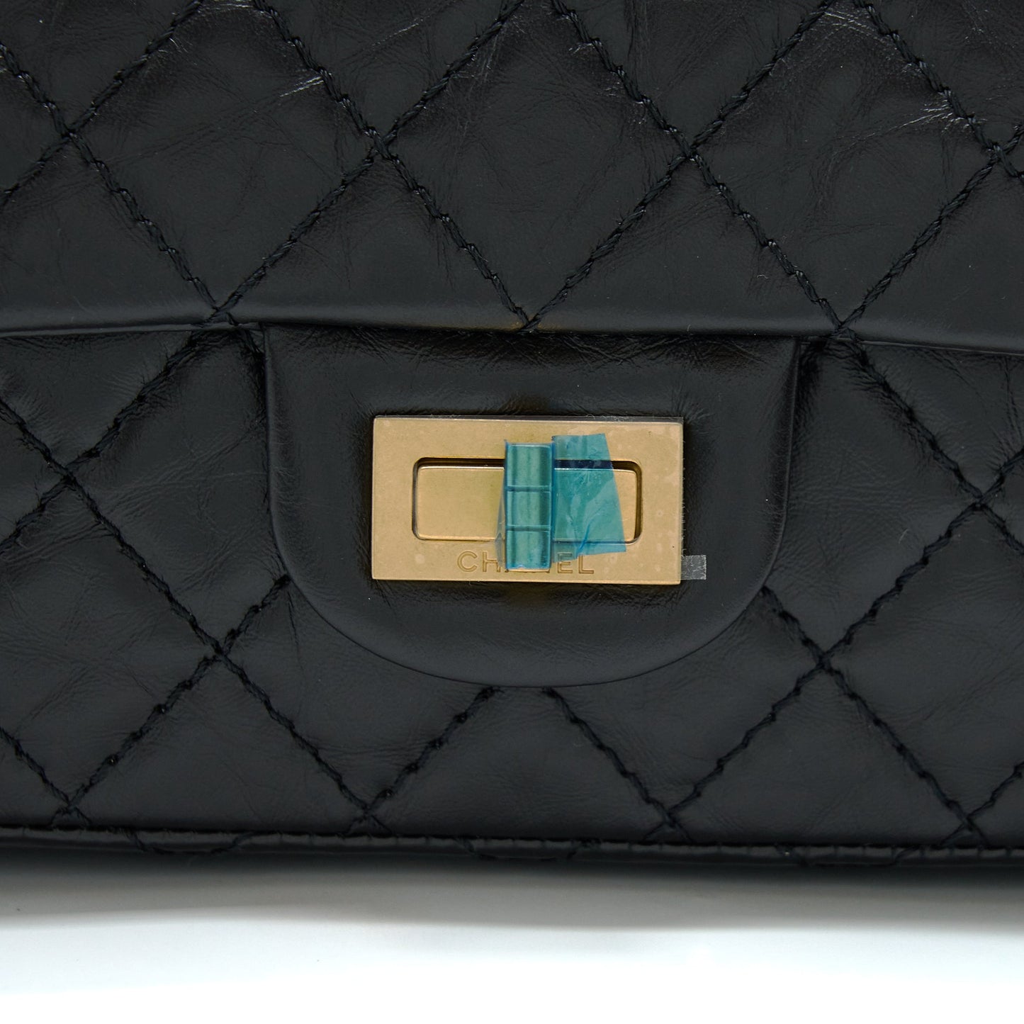 Chanel Mini 2.55 Reissue Flap Bag Aged Calfskin Black