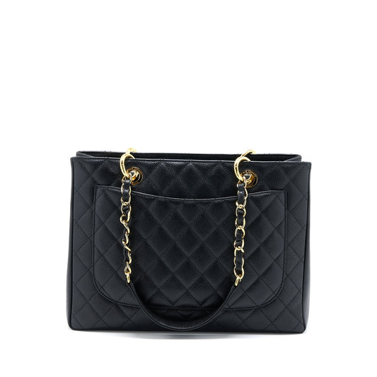 Chanel Grand Shopping Tote Bag Caviar Black