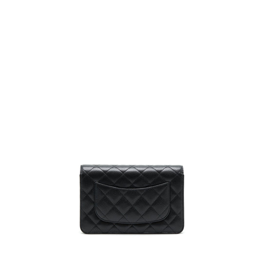 Chanel Classic Wallet On Chain Caviar Black
