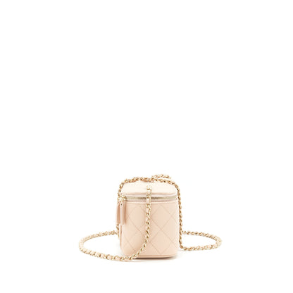 Chanel 22C Long Vanity With Chain Caviar Beige L