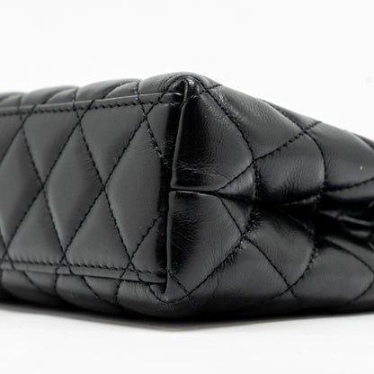 Chanel Mini Kelly Shopping Tote Bag Calfskin black  (microchip)