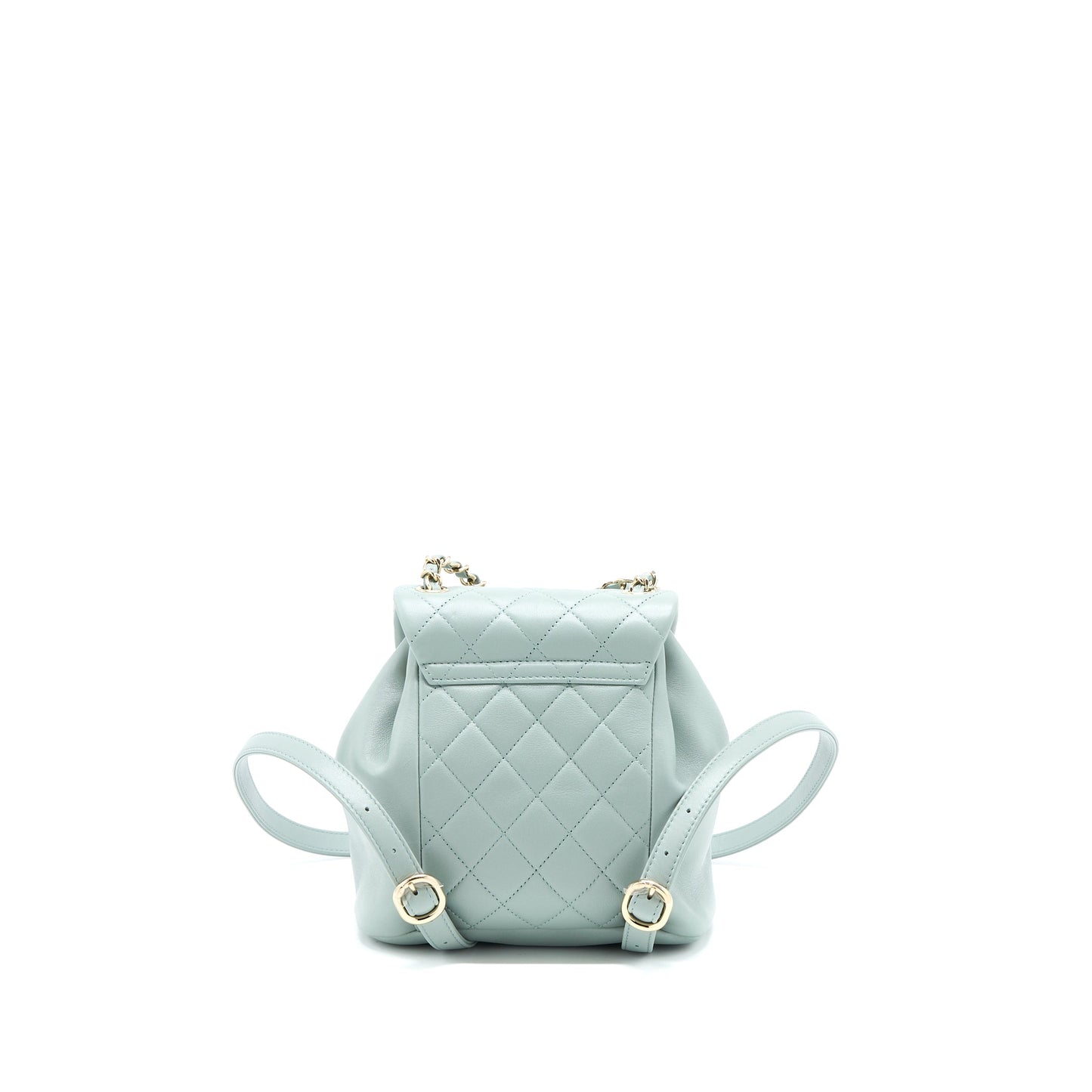 Chanel 23C Duma Mini Backpack Calfskin Light Grey L (Microchip)