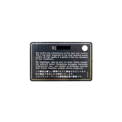 Chanel Card Holder On Chain Caviar Black L