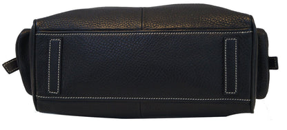 Prada Vitello Daino Black Calfskin Leather Shoulder Bag