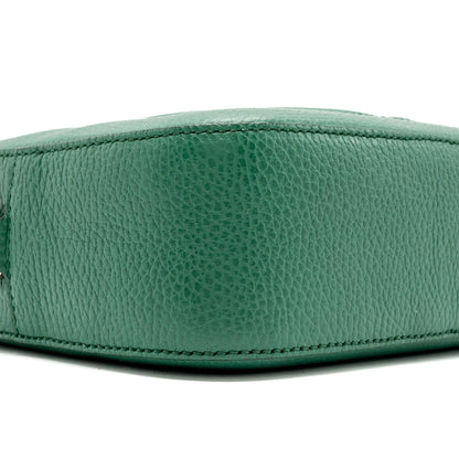Gucci disco soho camera bag calfskin green L