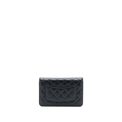 Chanel Classic Wallet on Chain Caviar Black  (Microchip)