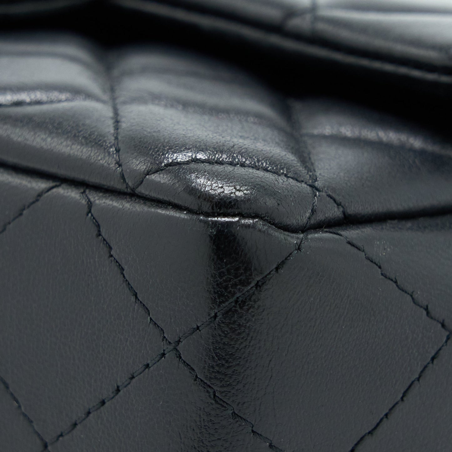 Chanel Mini Rectangular Flap Bag Lambskin Black
