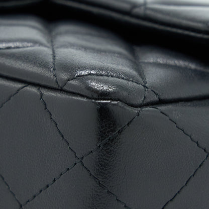 Chanel Mini Rectangular Flap Bag Lambskin Black