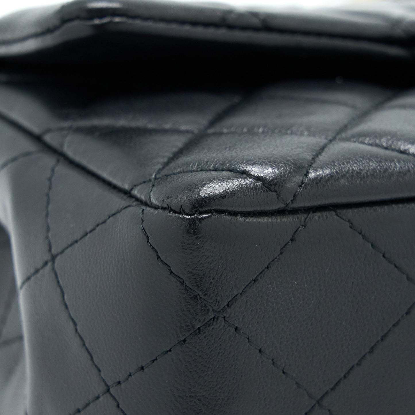 Chanel Mini Rectangular Flap Bag Lambskin Black