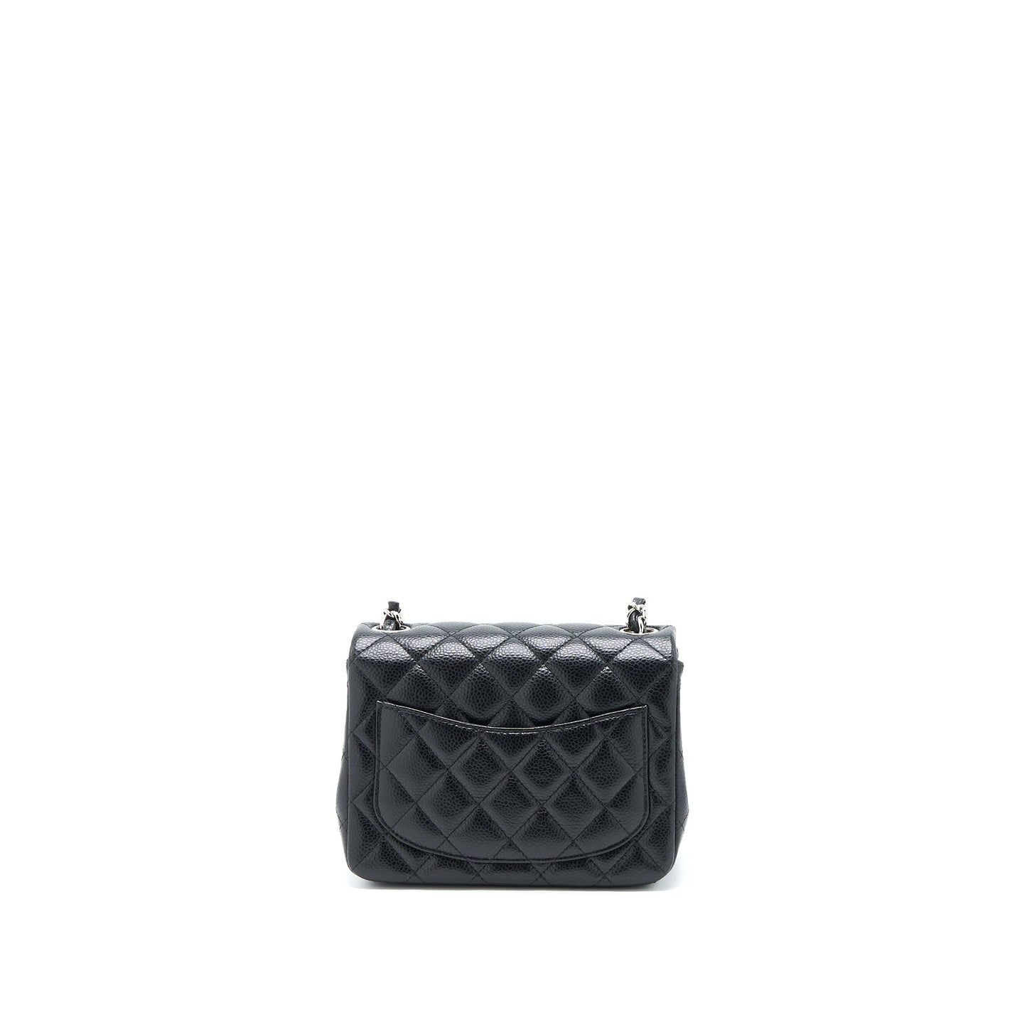Chanel Classic Mini Square Flap Bag Caviar Black