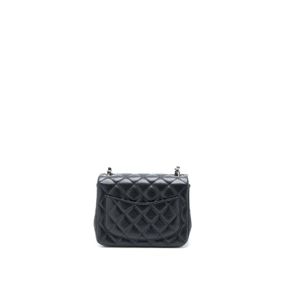 Chanel Classic Mini Square Flap Bag Caviar Black