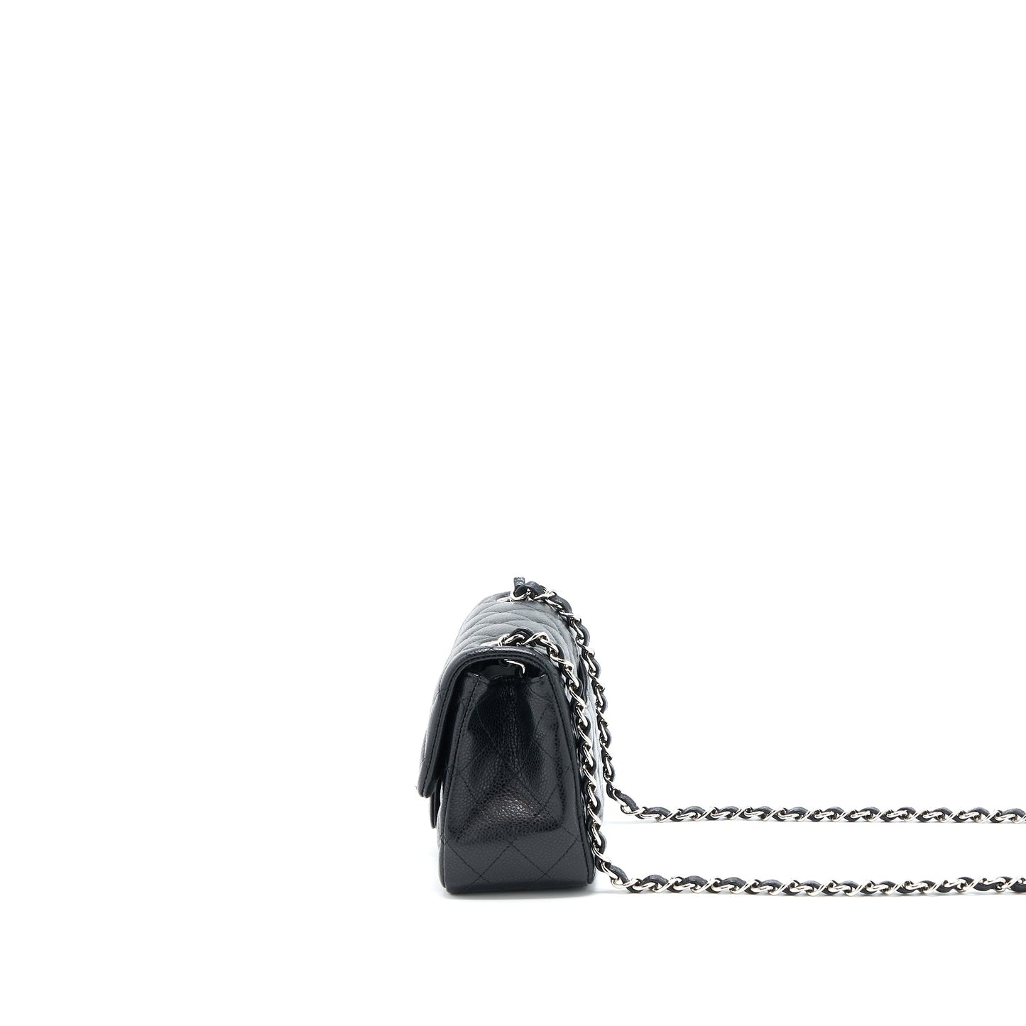 Chanel Classic Mini Square Flap Bag Caviar Black
