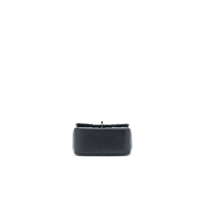 Chanel Classic Mini Square Flap Bag Caviar Black
