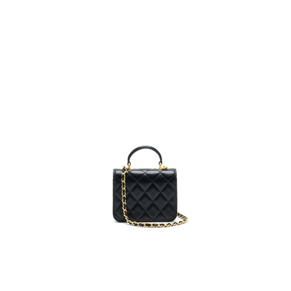 Chanel 2021 flap Coin Purse with Chain black