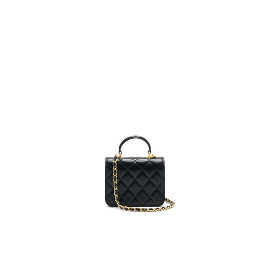 Chanel 2021 flap Coin Purse with Chain black