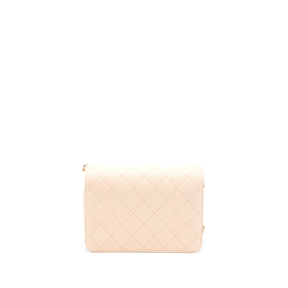Chanel 21K Crossbody Bag Caviar Light Beige L (Microchip)