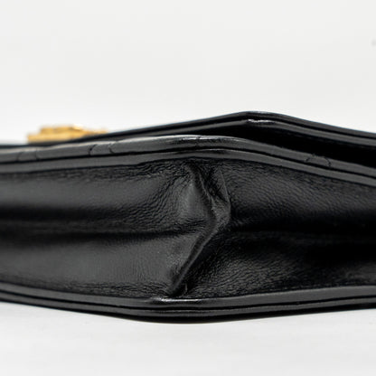 Chanel Boy Wallet on Chain Lambskin Black