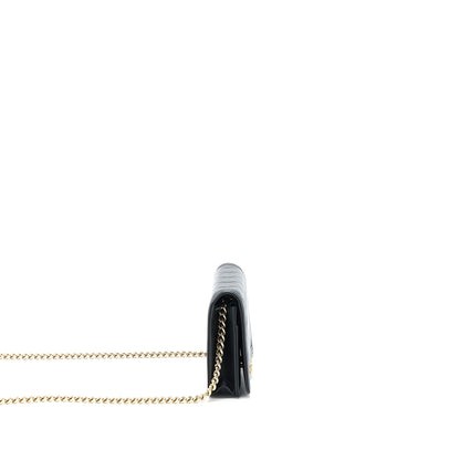 Chanel Boy Wallet On Chain Caviar Black L