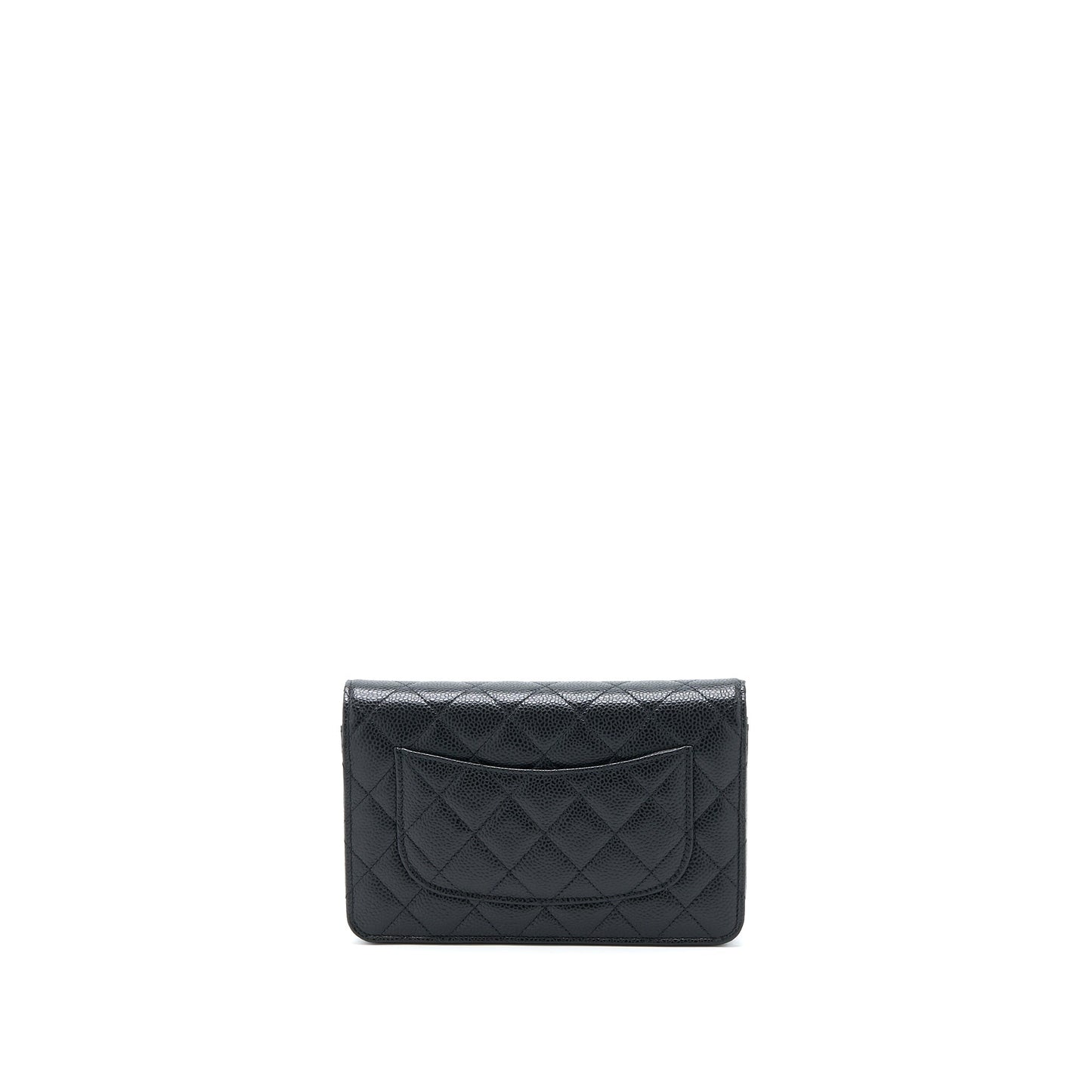 Chanel Classic Wallet On Chain Caviar Black  (Microchip)