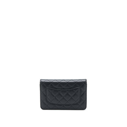 Chanel Classic Wallet On Chain Caviar Black  (Microchip)