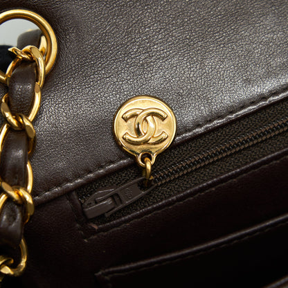 Chanel Medium Flap Bag Chocolate