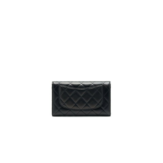 Chanel Classic Flap Wallet Lambskin Black