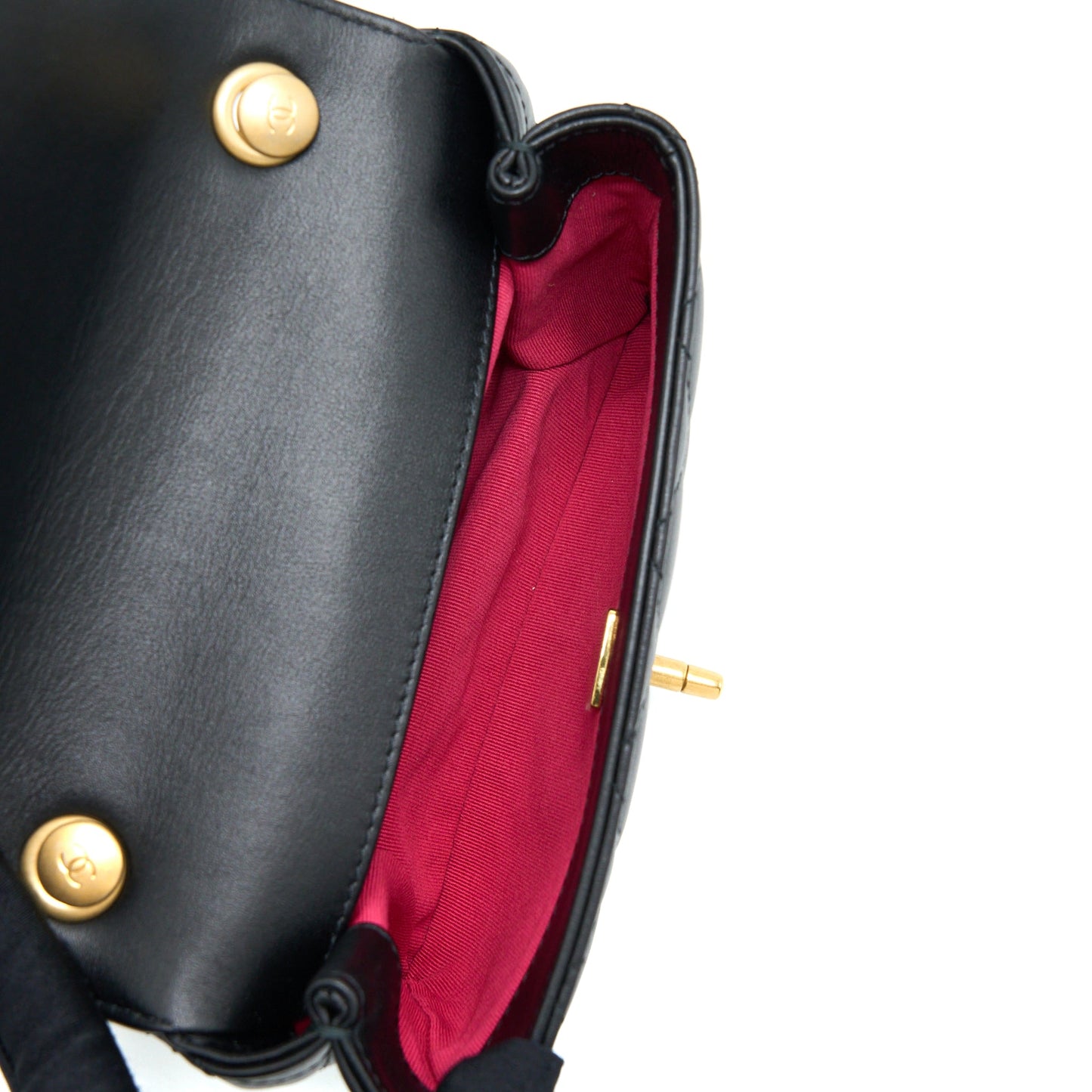 Chanel 22S Seasonal Flap Bag Calfskin Black Brushed