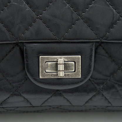 Chanel Reissue 2.55 double flap Bag Calfskin black