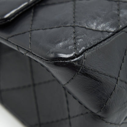 Chanel Reissue 2.55 double flap Bag Calfskin black