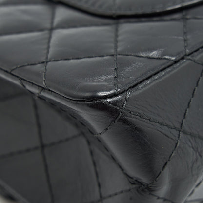 Chanel Reissue 2.55 double flap Bag Calfskin black