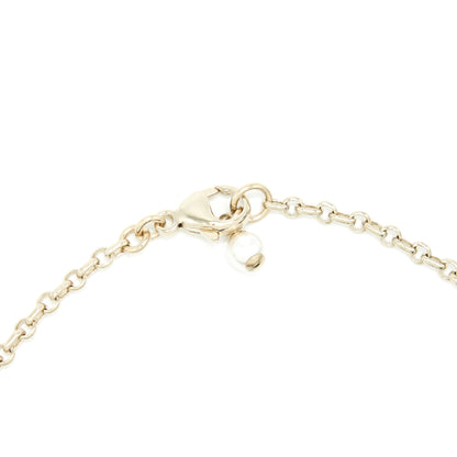 Chanel mini CC logo necklace with crystal L