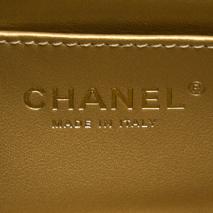 Chanel Pearl Crush Mini Rectangular Lambskin Black With  (Microchip)