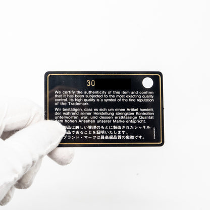 Chanel mini coco handle Caviar black L