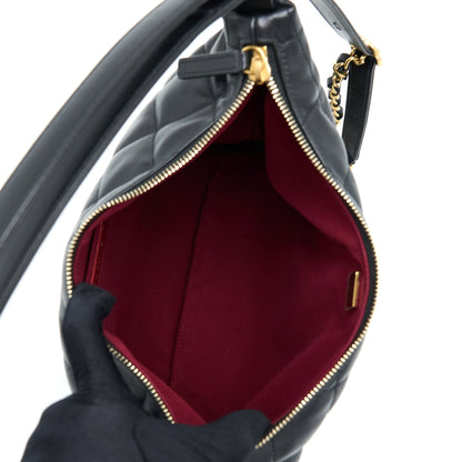Chanel 22B Hobo Bag Lambskin Black (Microchip)