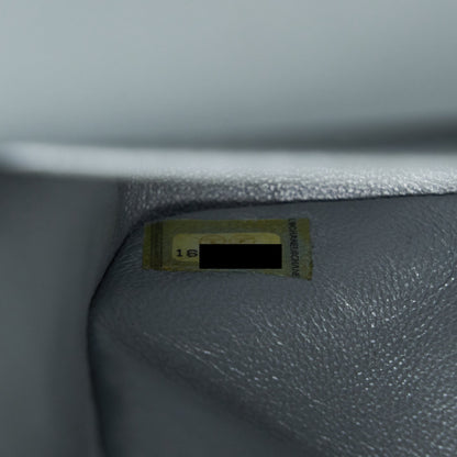 Chanel Medium Classic Flap Bag Silver Grey