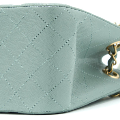 Chanel 23C Mini Bucket Caviar Light Grey L (Microchip)