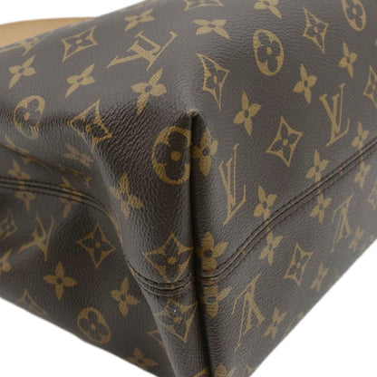 LOUIS VUITTON Graceful MM Monogram Canvas Hobo Shoulder Bag Brown