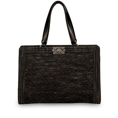 Chanel Boy Shopping Bag - Denim