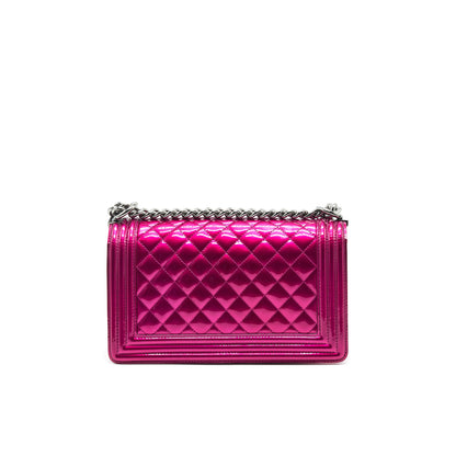 Chanel Medium Leboy Bag Metallic Pink