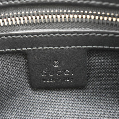 GUCCI GG Supreme Canvas Zip Belt Bag Black 474293