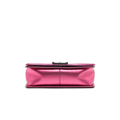 Chanel Medium Leboy Bag Metallic Pink