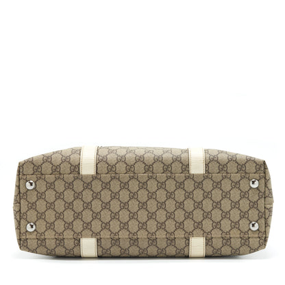 Gucci Tote Bag GG Supreme Canvas And Leather SHW