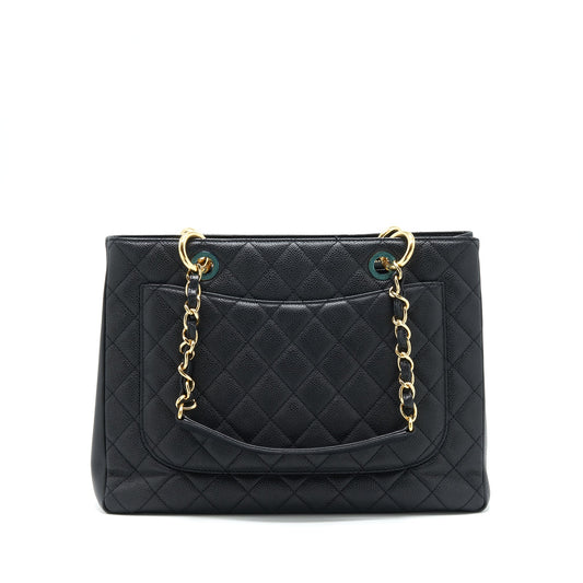 Chanel Grand Shopping Tote Bag Caviar Black