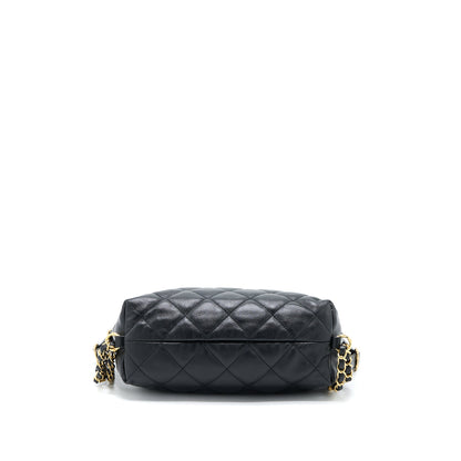 Chanel 22B Hobo Bag Lambskin Black (Microchip)