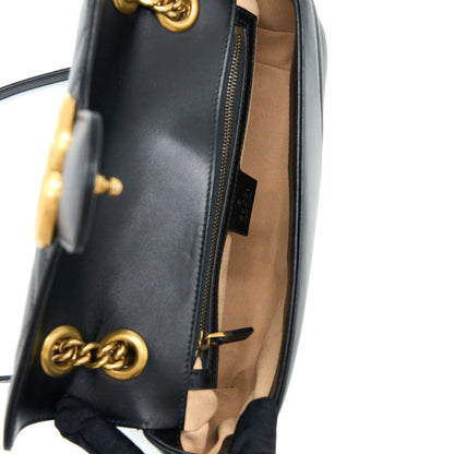 Gucci GG Marmont Small Matelasse Shoulder Bag Black