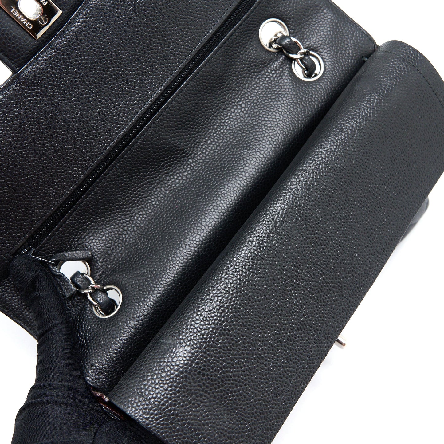 Chanel Medium Classic Flap Bag Caviar Black