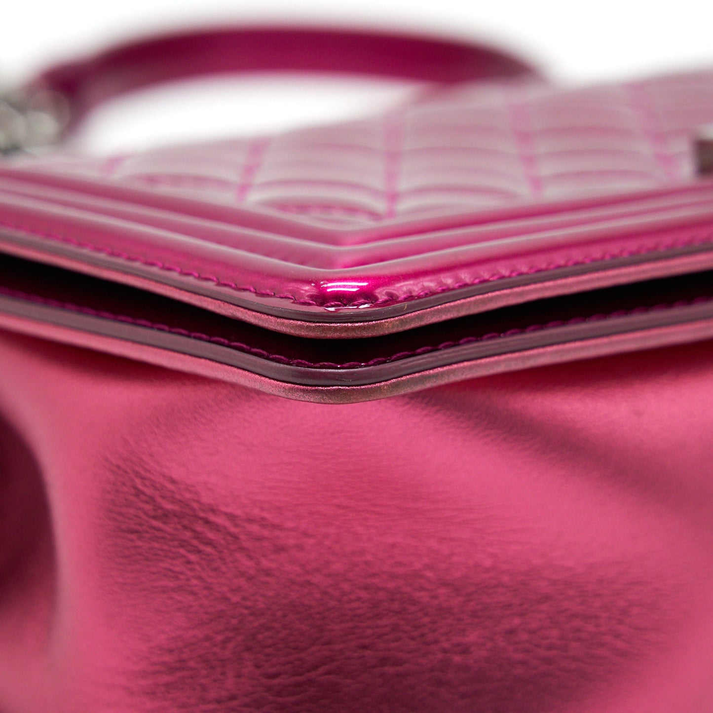 Chanel Medium Leboy Bag Metallic Pink