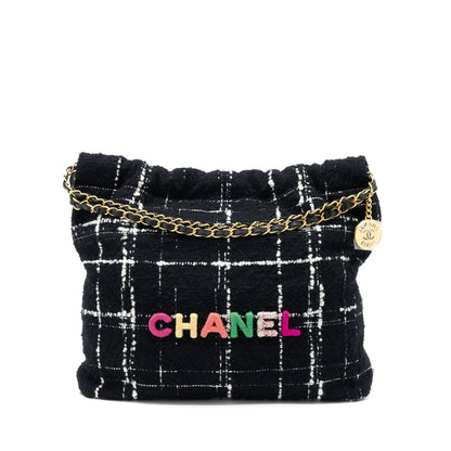 Chanel Medium 22 Bag Tweed Multicolour (Microchip)
