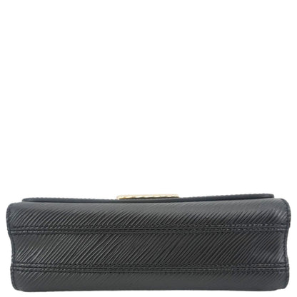 LOUIS VUITTON Twist West Epi Leather Crossbody Pochette Bag Black