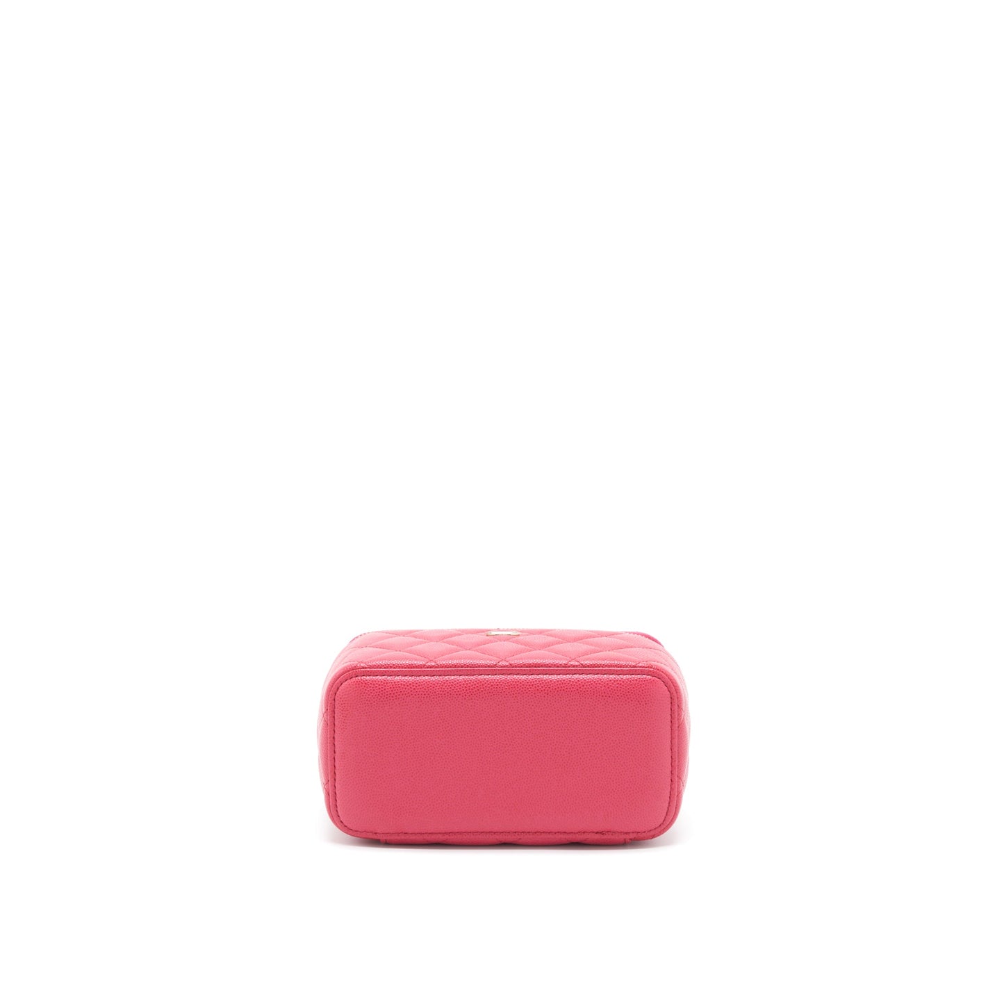 Chanel Long Vanity Case Caviar Hot Pink L